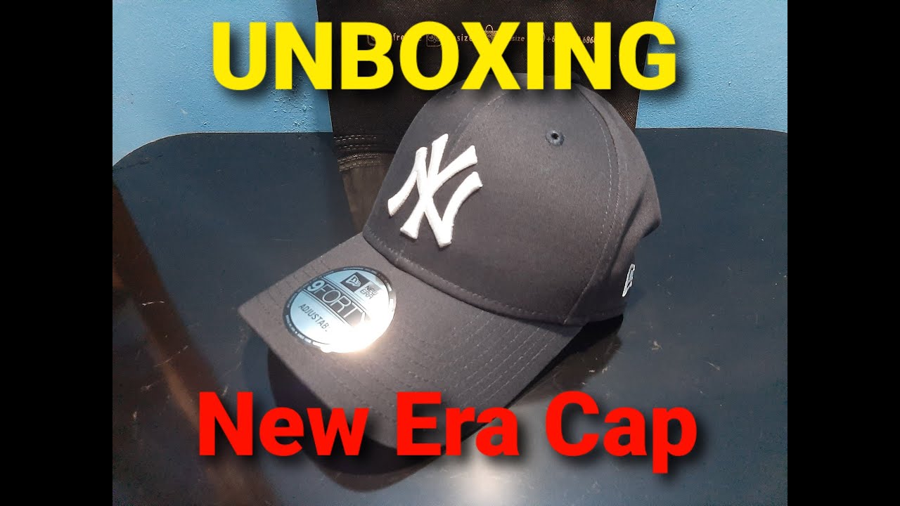 Unboxing New Era Cap Original New York Yankees Navy Adjustable / My 1st New Era Cap