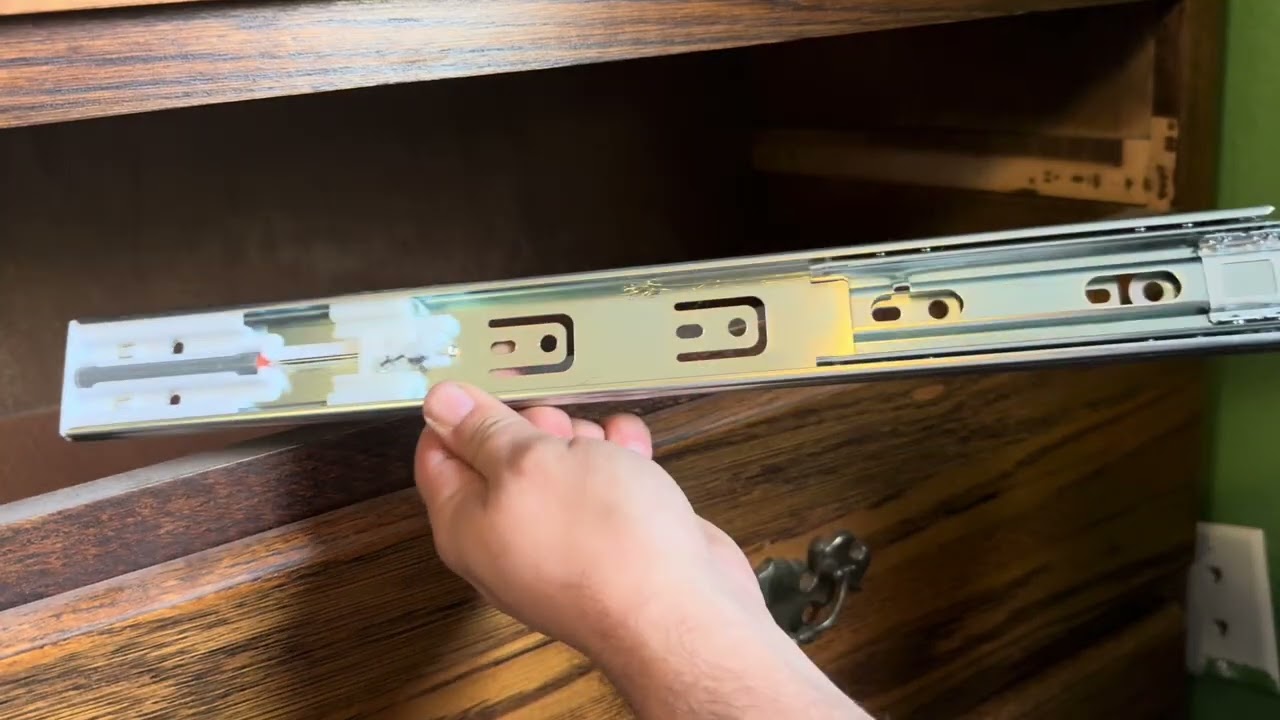 How to install Soft Close Ball Bearing Drawer Slides on Old Face Frame Cabinetry #diy #kitchen