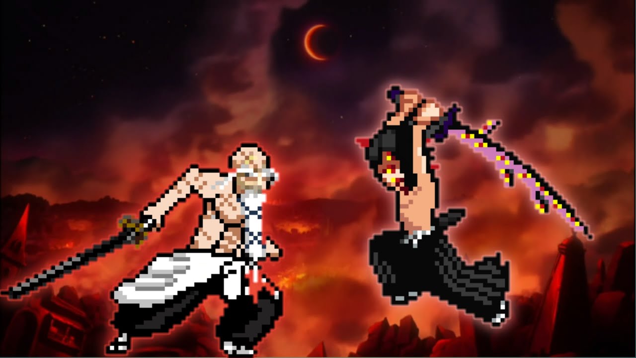 Yamamoto V2 OP VS Kokushibo V2 OP in Jump Force Mugen