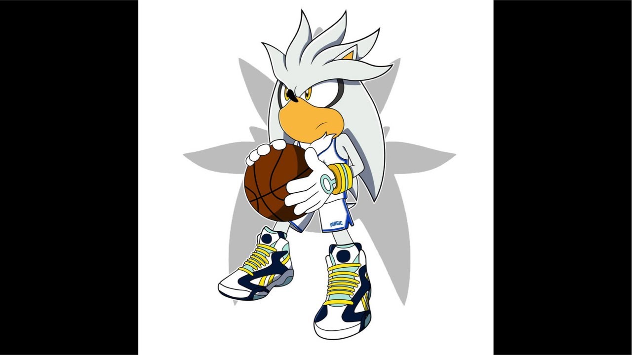Wii Sports Resort Basketball with Silver the Hedgehog