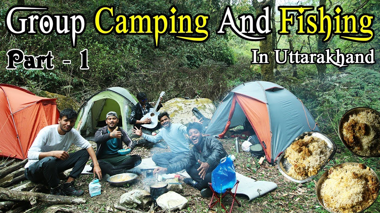 Group Camping and Fishing in Uttarakhand Deep Forest | Camping with @Tejascamping @tripsense