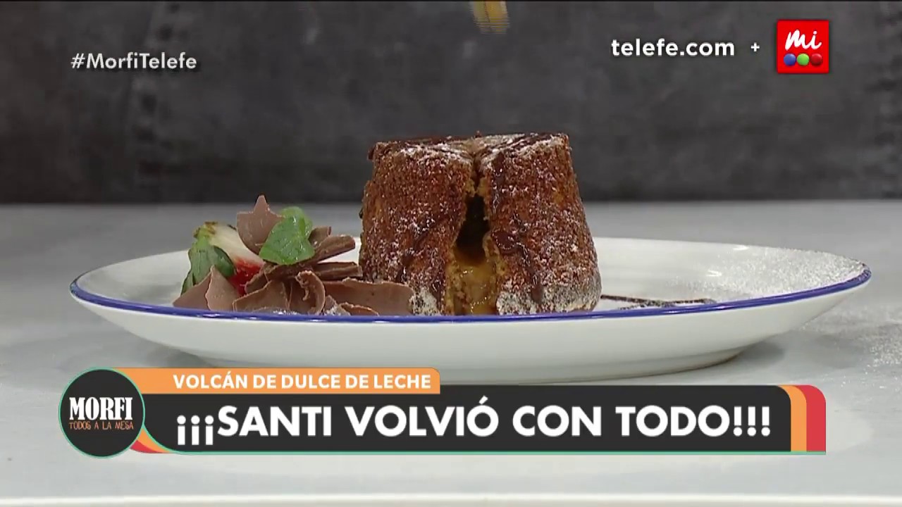 ¿Cómo hacer volcán de dulce de leche? - Morfi, todos a la mesa