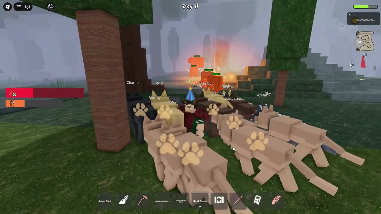 2 ЧАСТЬ 99 НОЧЕЙ В ЛЕСУ Roblox
