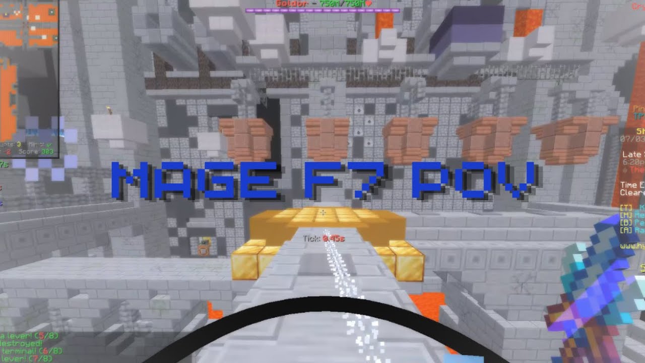 F7 Mage POV | Core and PY | Hypixel Skyblock F7
