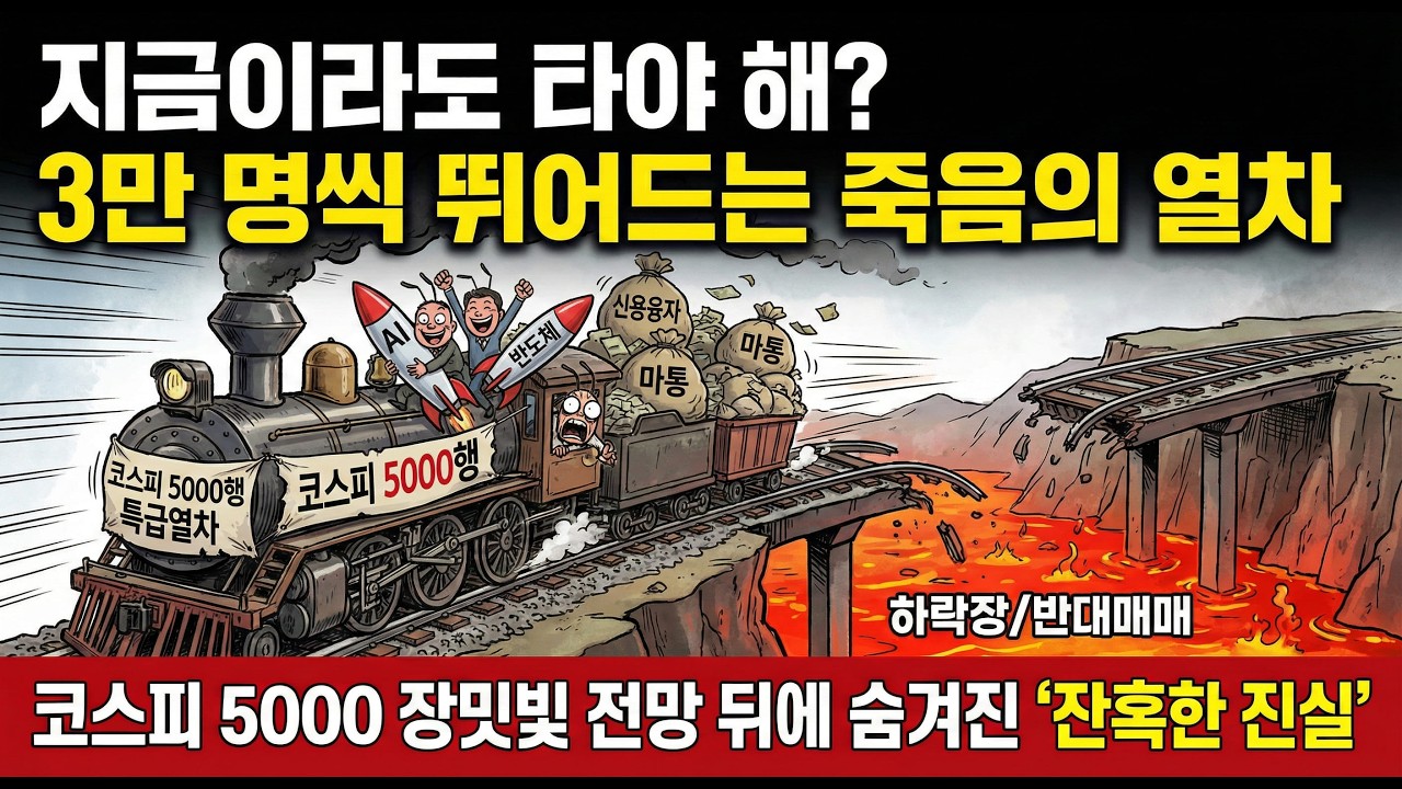 은행 예금 5조 증발? 코스피 5000 전망과 ETF 투자 전 꼭 알아야 할 주의사항