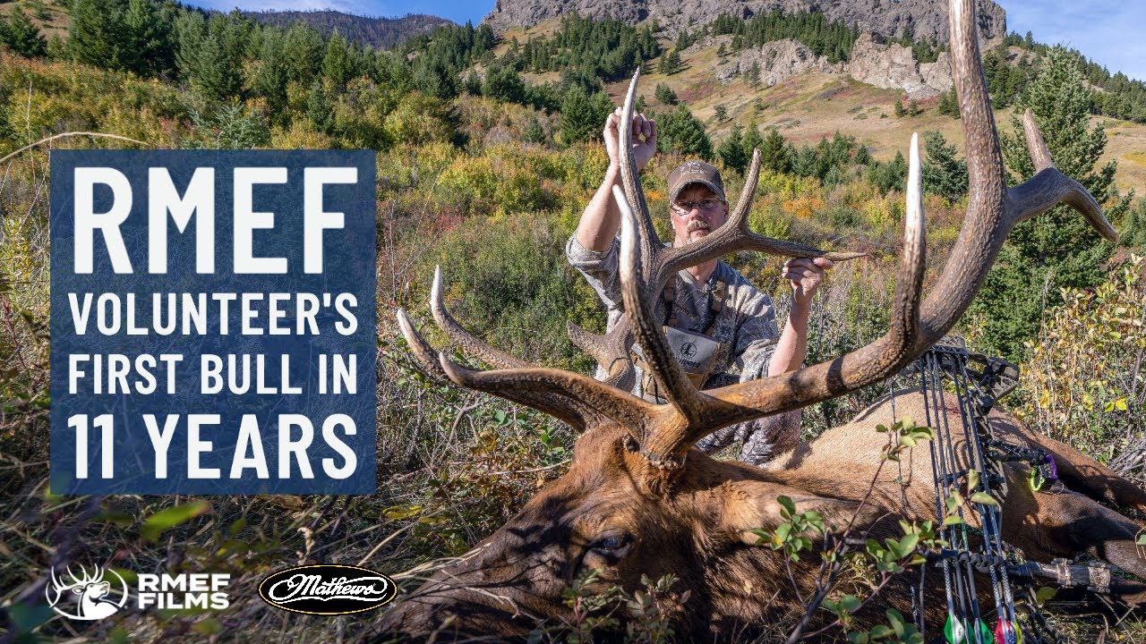 RMEF Volunteer's First Bull in 11 YEARS!