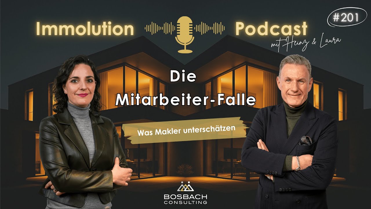 #201 Mitarbeiter einstellen oder alles selbst machen? Diese Fehler kosten Makler das Unternehmertum!