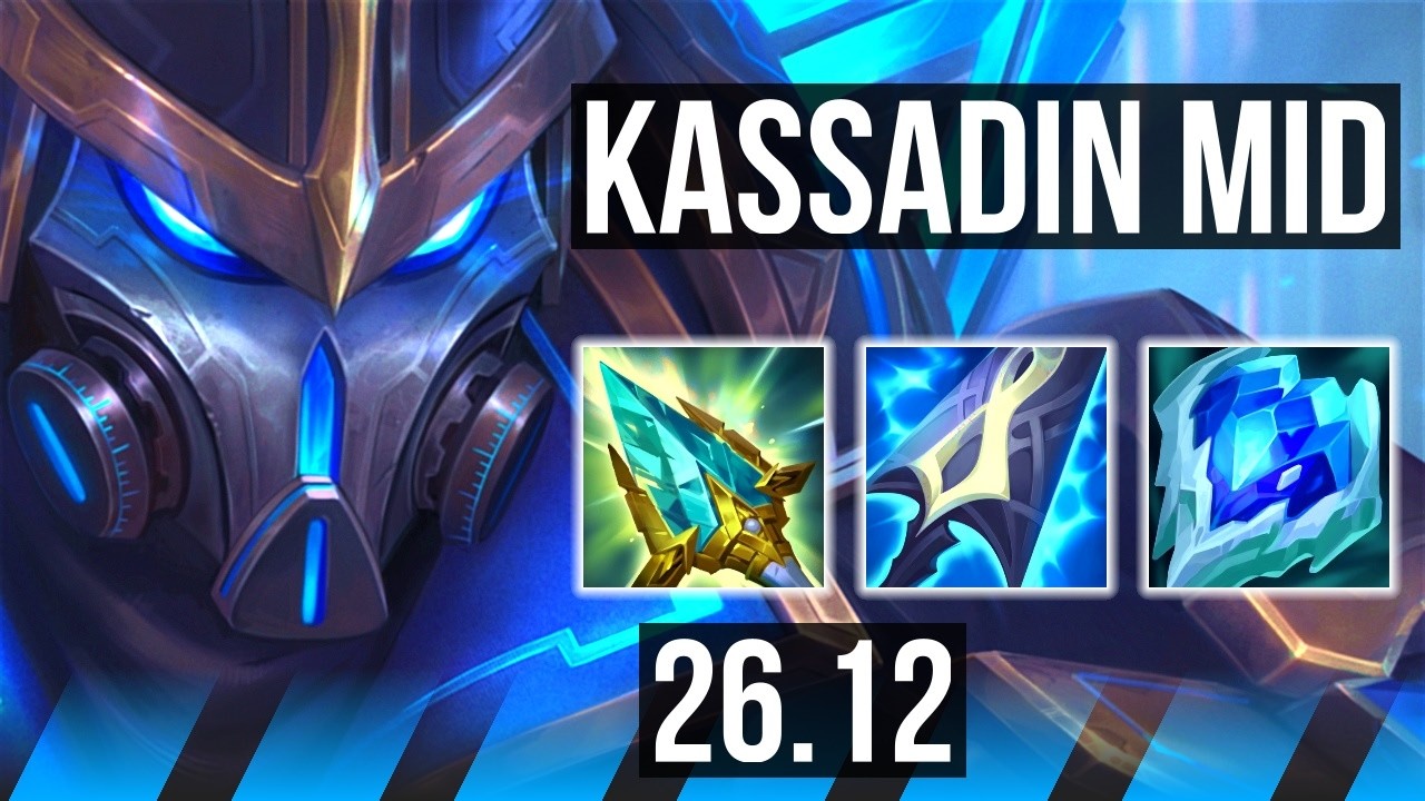 KASSADIN vs VIKTOR (MID) | Deathfire Touch, Perfect KDA: 12/0/6 | KR Master | 26.12