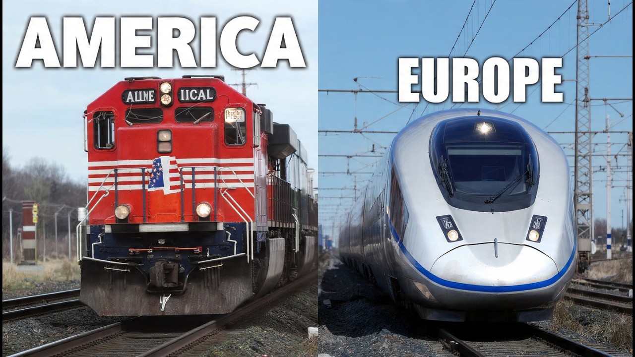 European vs. North American Railway Efficiency