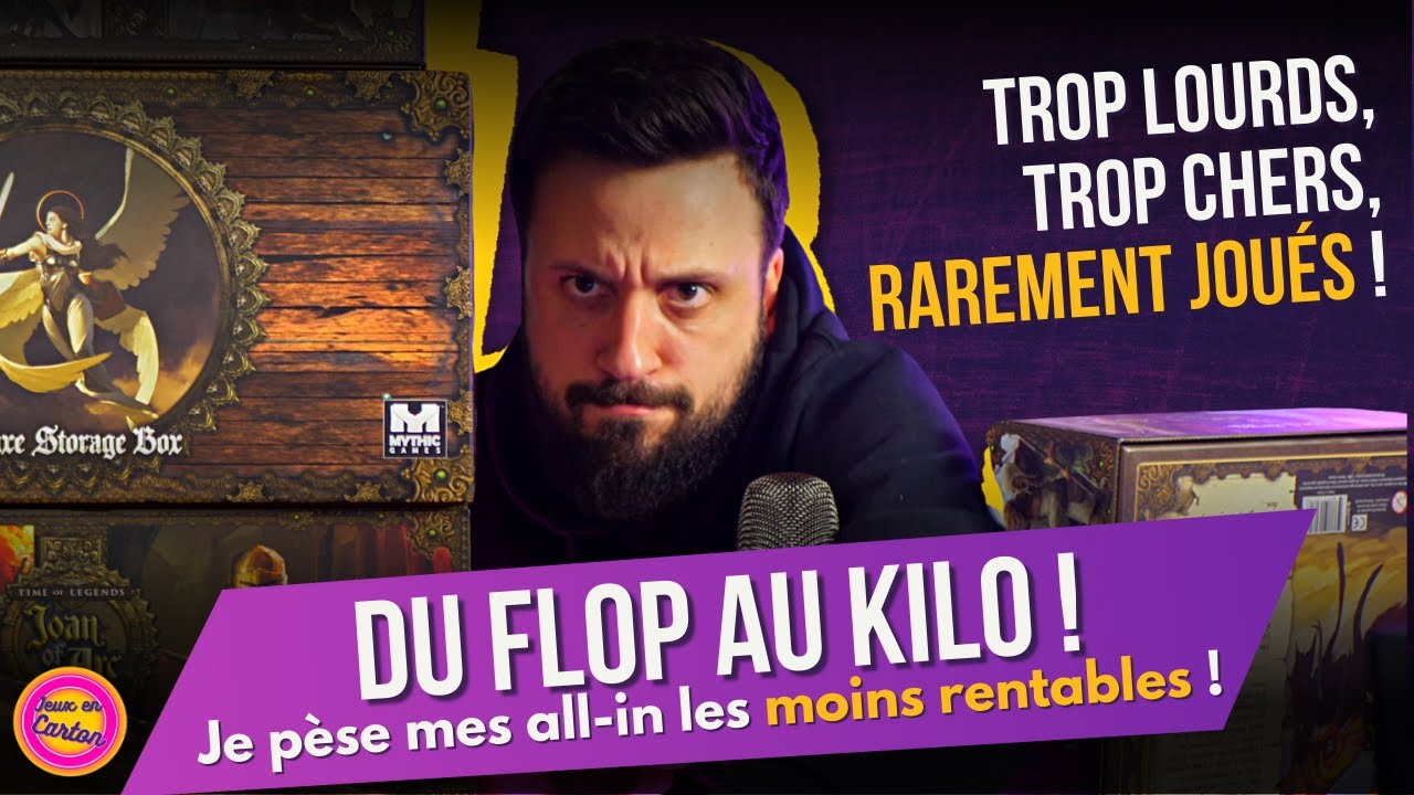 DU FLOP AU KILO ! | Jeux en Carton | Critiques jeux de société