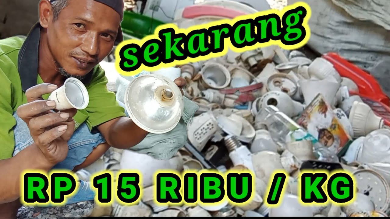 Info harga rosok plastik bekas lampu philips #rosokelektronik