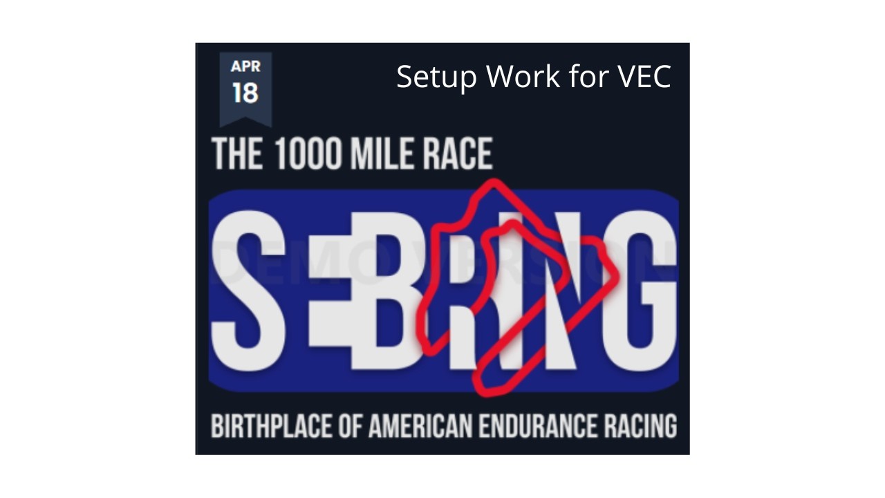 Le Mans Ultimate  -  VEC Setup work