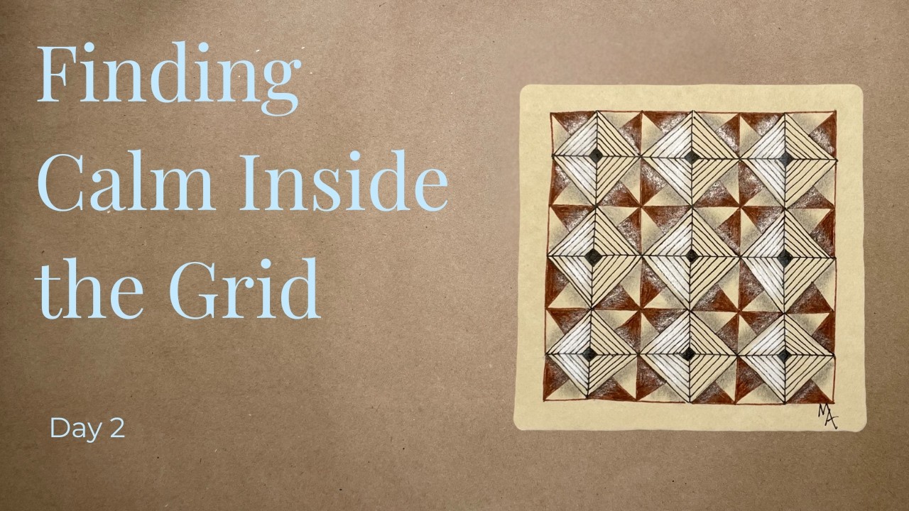 Finding Calm Inside the Grid: A March Drawing Series | Day 2