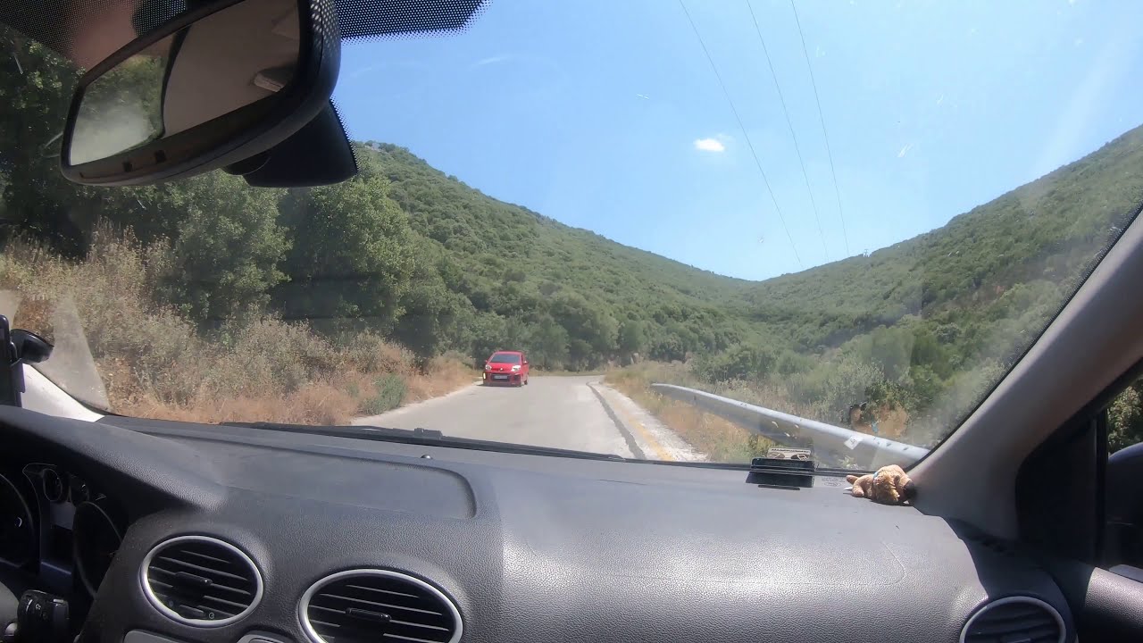 Corfu, Greece, Acharavi to Pantokrator in Timelapse 4K Summer 2019.