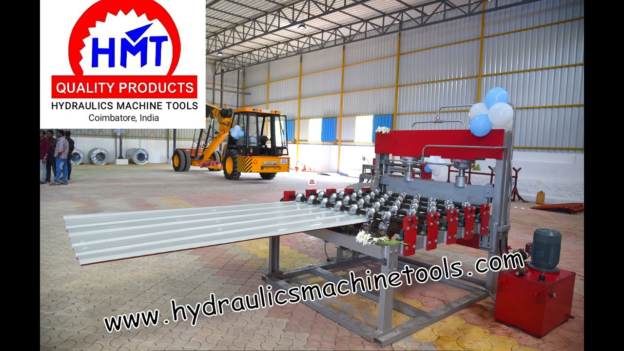 roof sheet crimp curve machine from Hydraulics Machine Tools in Coimbatore,Tamilnadu,India