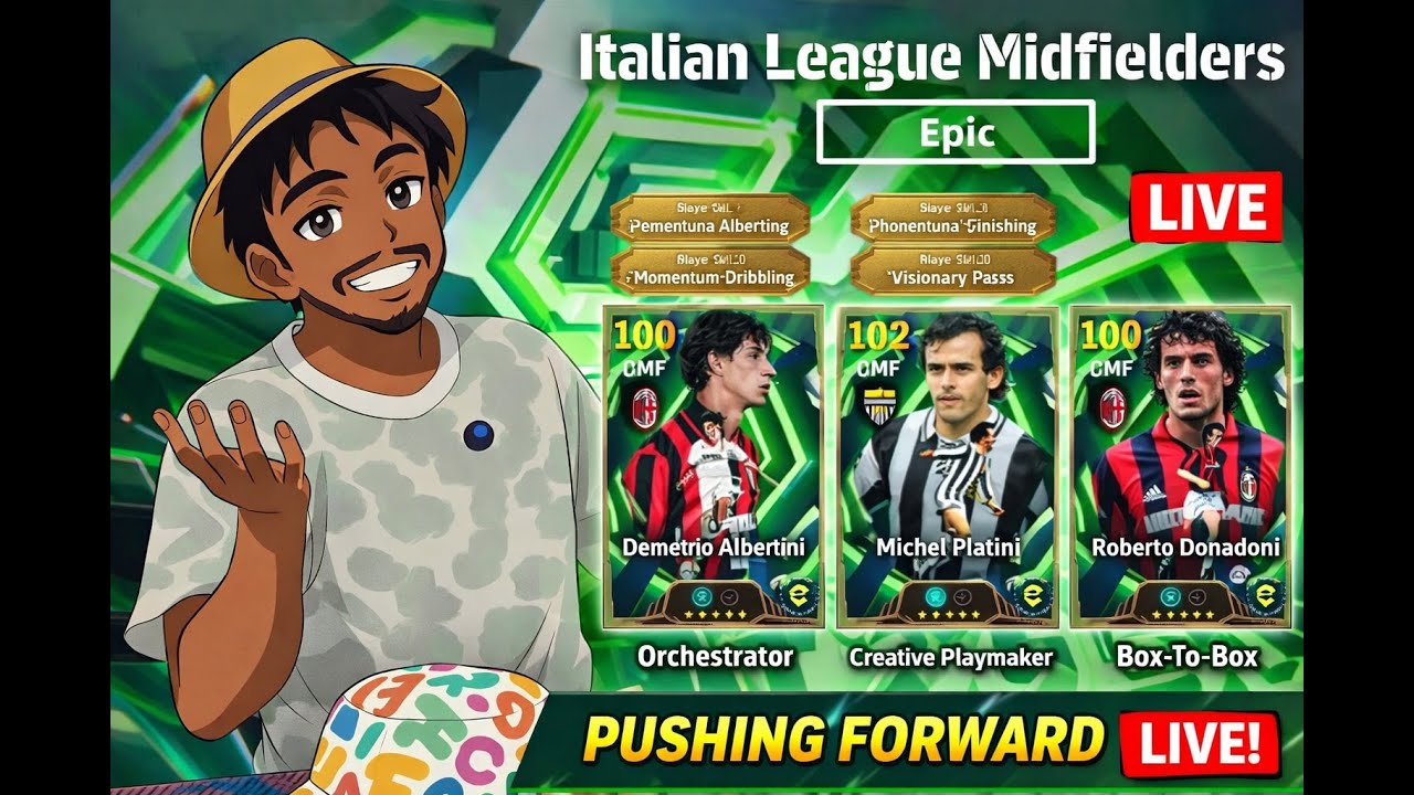 🔥 Epic Italian League Midfielders Pack Opening | eFootball LIVE! (Portrait)