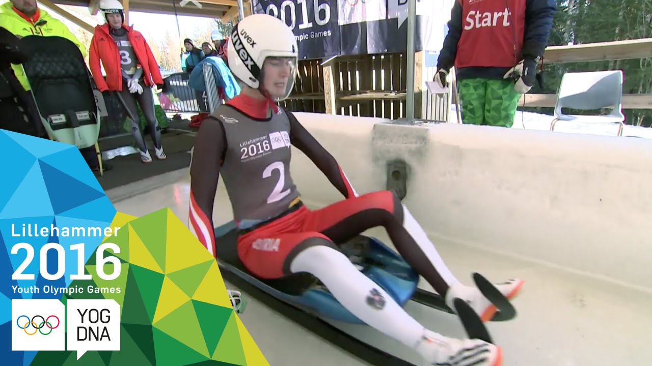Luge - Brooke Apshkrum (CAN) wins Women's gold | Lillehammer 2016 Youth Olympic Games