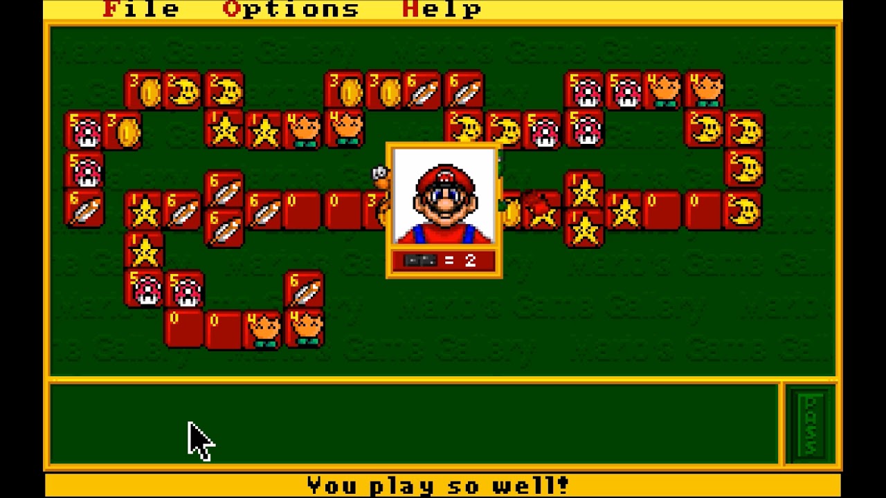 Mario's Game Gallery - Dominoes