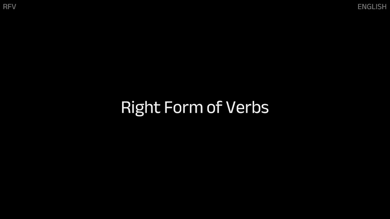 Right From of Verbs | Part 1 | English Grammar | SSC