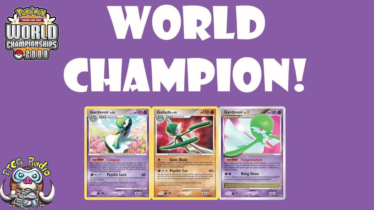 The Best Pokemon Deck in the World (2008) (How Gardevoir / Gallade Won the World Championships!)
