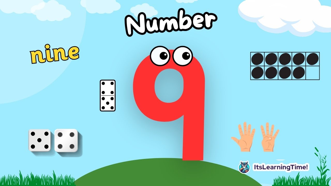 Number 9 Video | Learn to Identify Number 9 in Different Ways