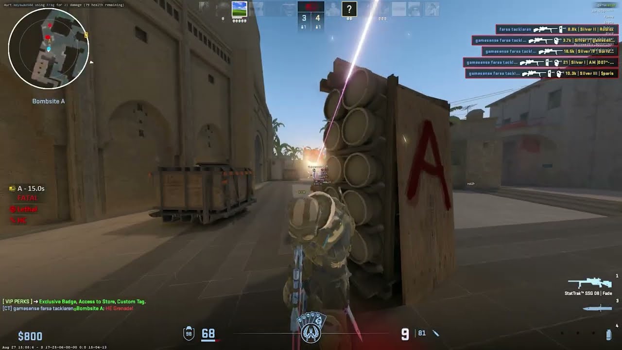 #cs2 hvh ft. gamesense.pub update #20