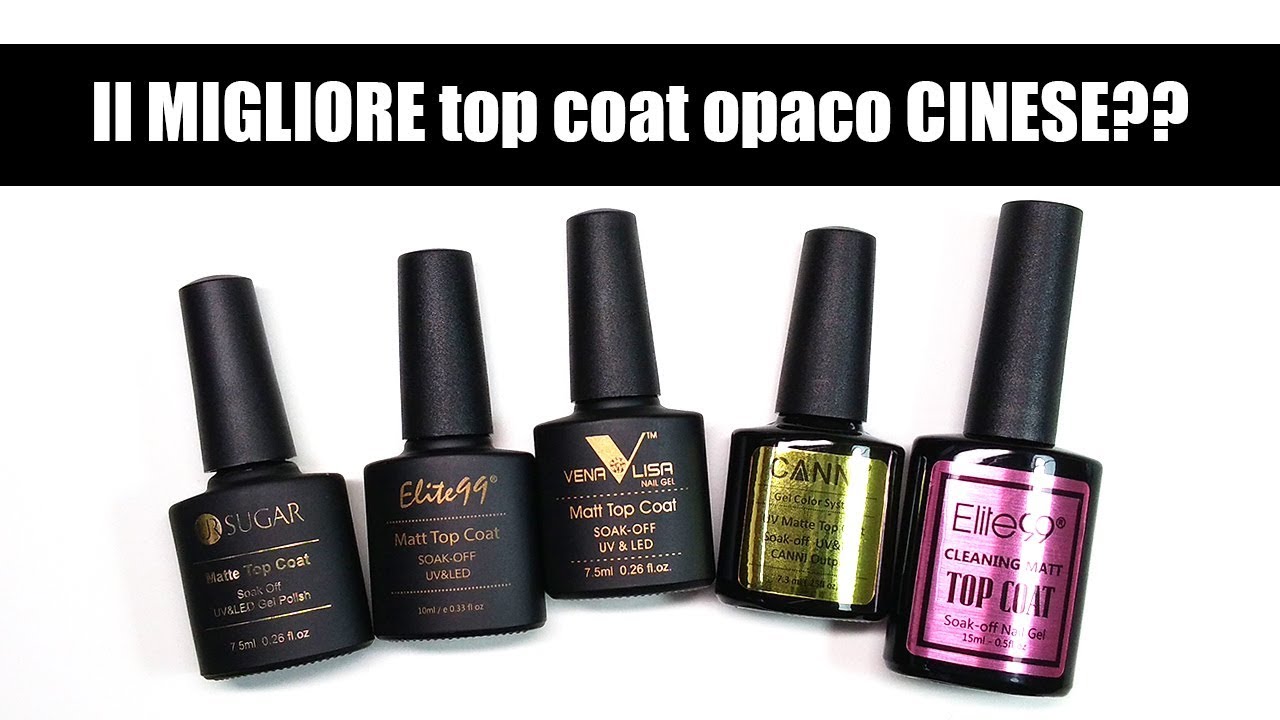 Il MIGLIORE top coat opaco CINESE? Ne ho messi alla prova 5 💅 desmynails