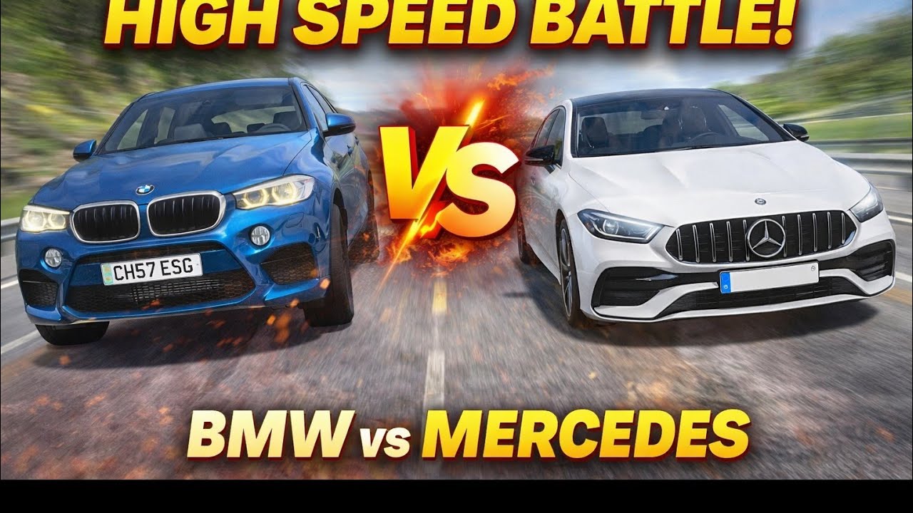 🔥 BMW vs Mercedes High Speed Challenge – Ultimate Highway Test | BeamNG.drive