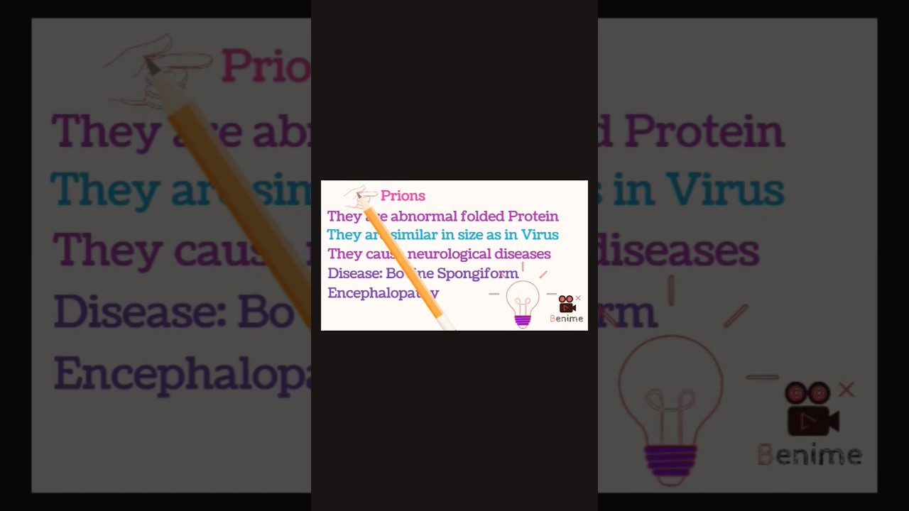 Prions disease || prions and viroids || prions discovered by || prions meaning