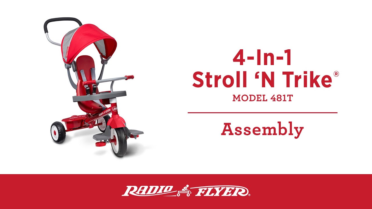 4-in-1 Stroll 'N Trike® Assembly Video | Radio Flyer