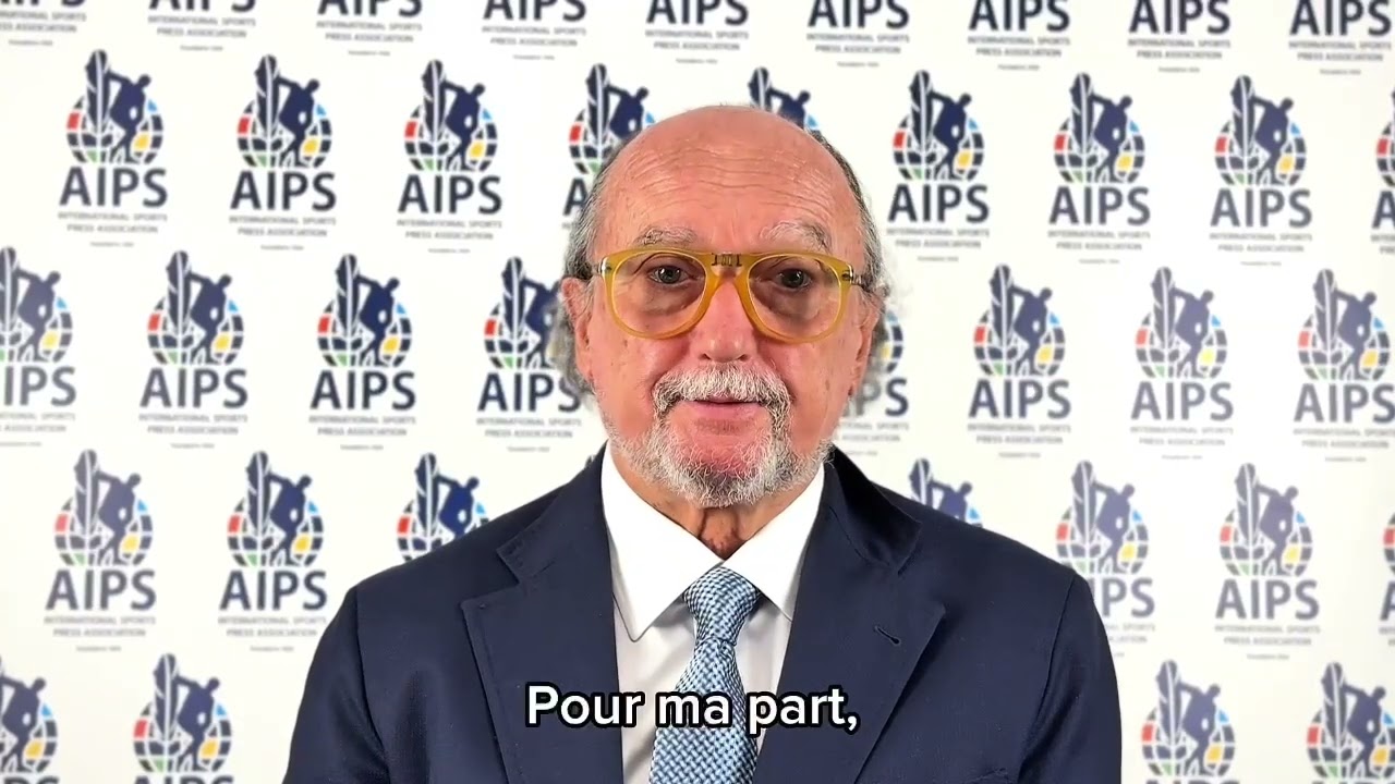 REGARDEZ: Message du président de l’AIPS pour la Journée mondiale des journalistes sportifs 2025