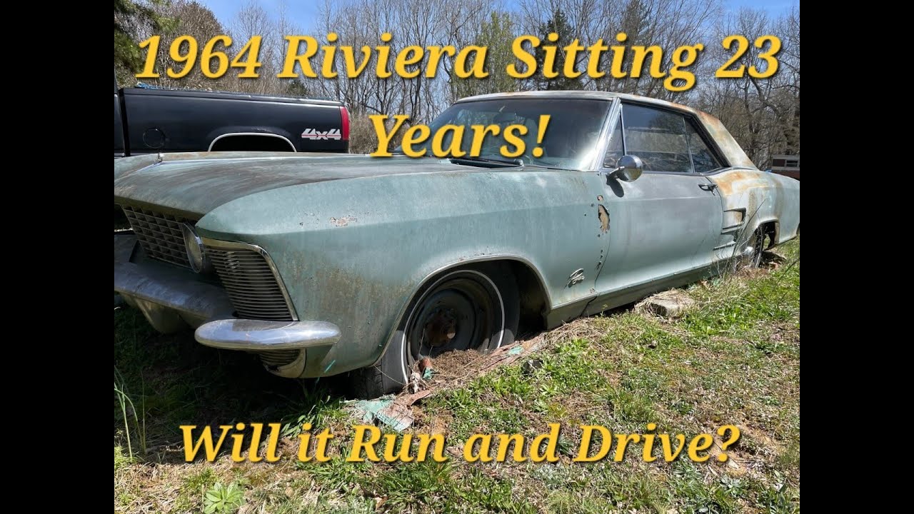 Will it run and drive? 1964 Riviera sitting 23 years sunk in the mud like a grave!