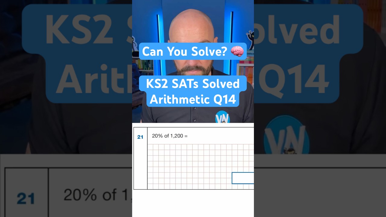 KS2 SATs Solved - Arithmetic 14 - Percentages | Year 6 SATs Preparation