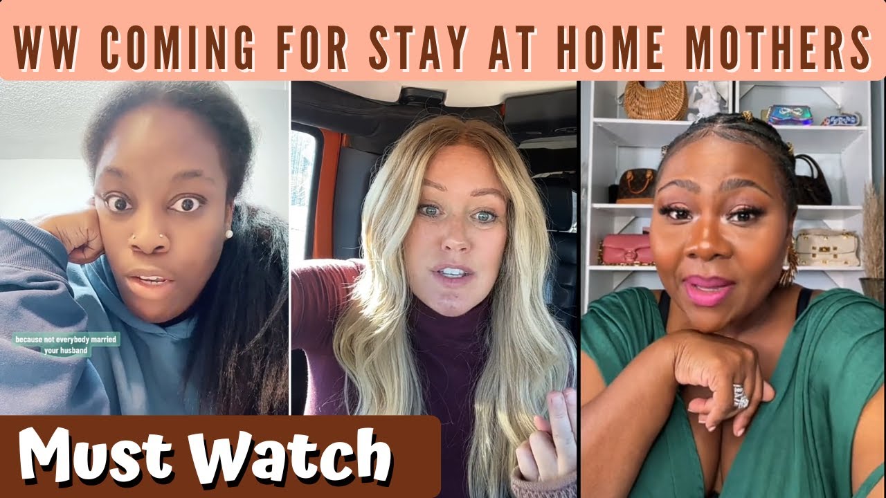 White Woman Coming Hard For Stay At Home Mothers - Must Watch