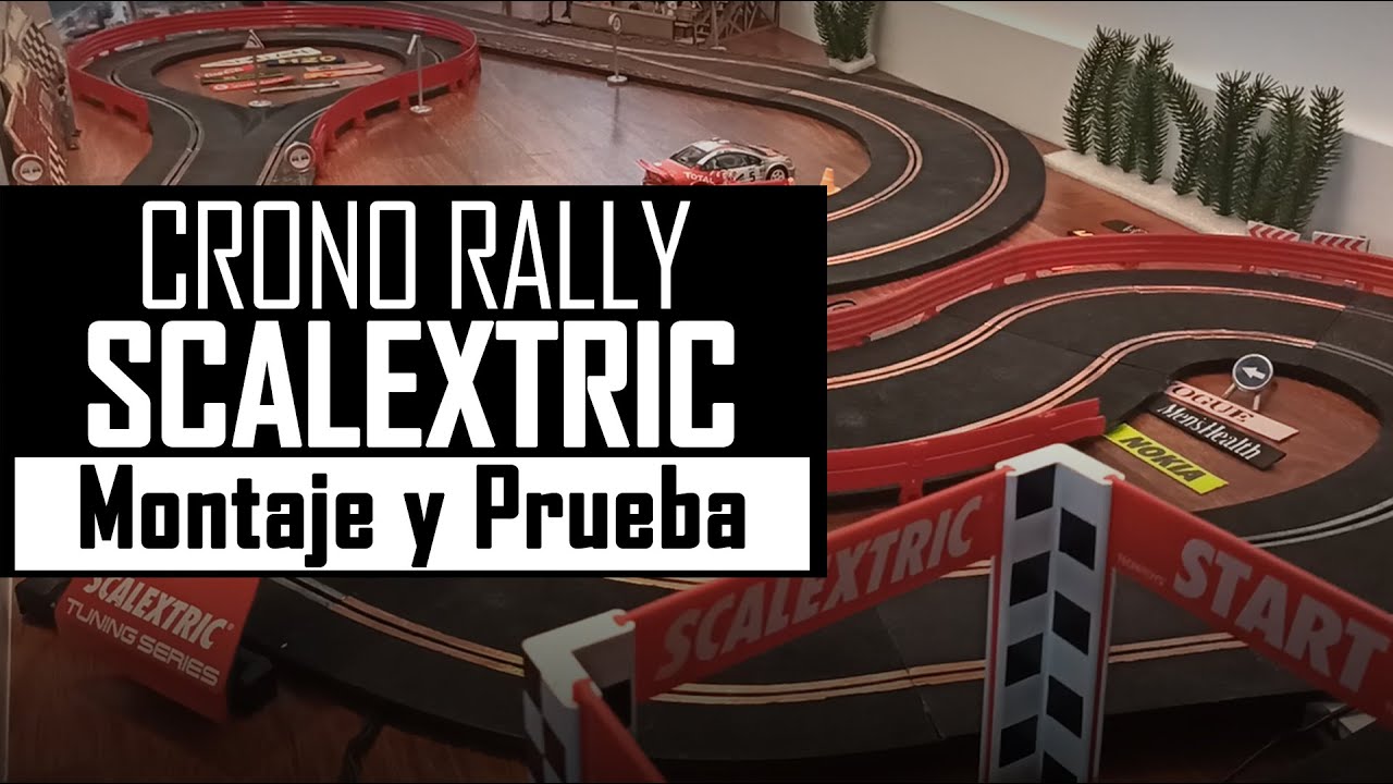 ⏱️ Pack CRONO RALLY Slot 【 SCALEXTRIC 】 🥇 MONTAJE y PRUEBA ¡Muy Divertido! PERFECTO en POCO ESPACIO