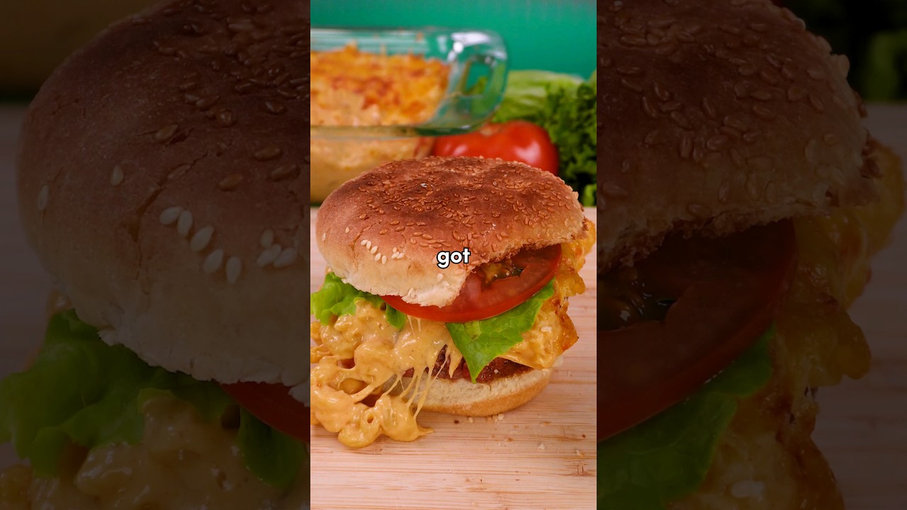 The SECRET cheese ingredient to the Ultimate Cheeseburger (is mac and cheese)!
