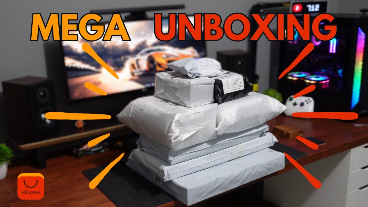Mega Unboxing AliExpress  -  Varios Periféricos e mais.  ( muita coisa bacana)