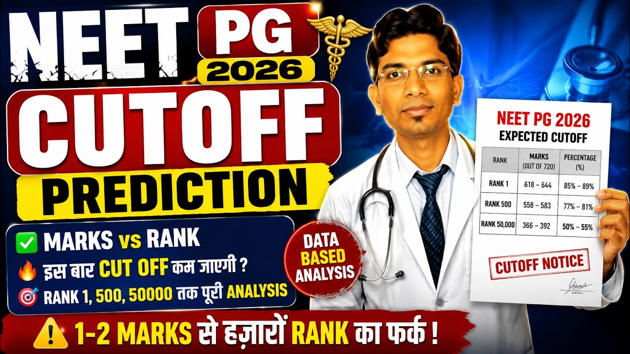NEET PG 2026 🚨 NEET PG 2026 CUTOFF OUT? 😱 MARKS vs RANK ANALYSIS | SAFE SCORE | TOP COLLEGE #neetpg