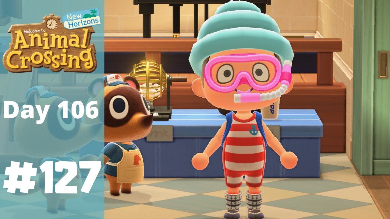 Swimming/Diving in ACNH | Animal Crossing: New Horizons | Ep 127