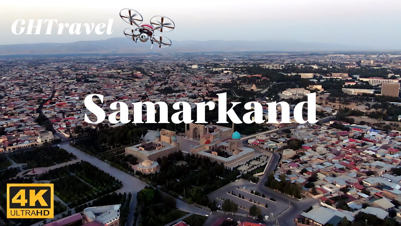 The best aerial views of Samarkand city (Uzbekistan) in 4K!