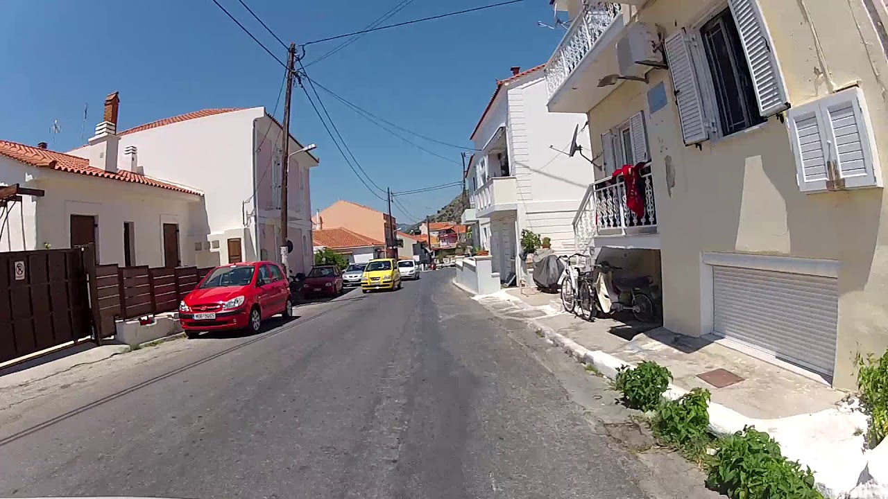 Samos Roadtrip from Lidl Shop Varella to Samos Airport