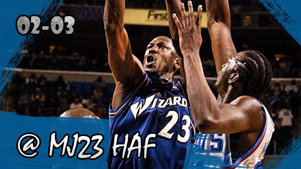 Michael Jordan Highlights vs Cavaliers (2003.04.08) - 26pts, Get standing ovation at the end!