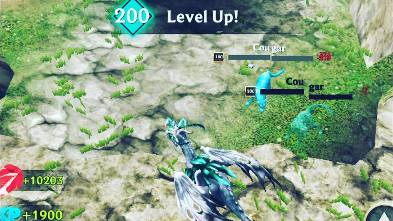 『Wolf Tales』Reaching level 200 Dragon🐲🐉