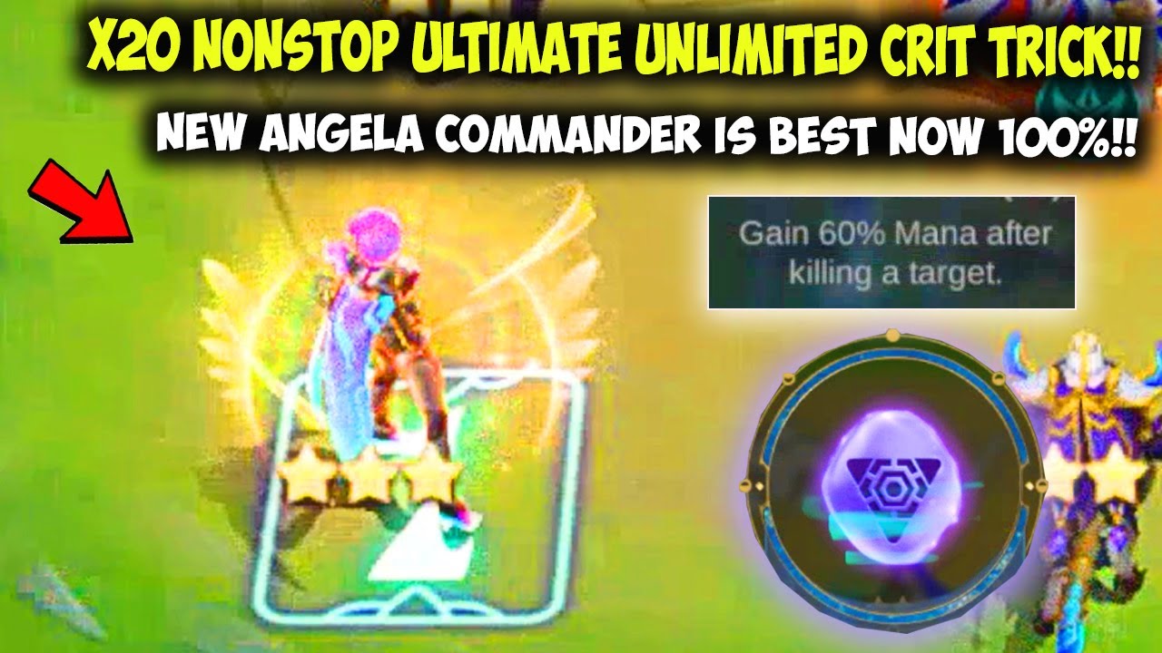WORLD RECORD NONSTOP ULTIMATE X25 UNLIMITED SKILL TRICK! NEW ANGELA IS THE BEST COMMANDER MUST WATCH