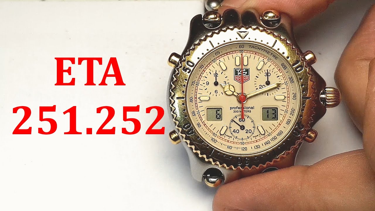 COME REGOLARE UN OROLOGIO CON MOVIMENTO ETA 251.252 - TUTORIAL