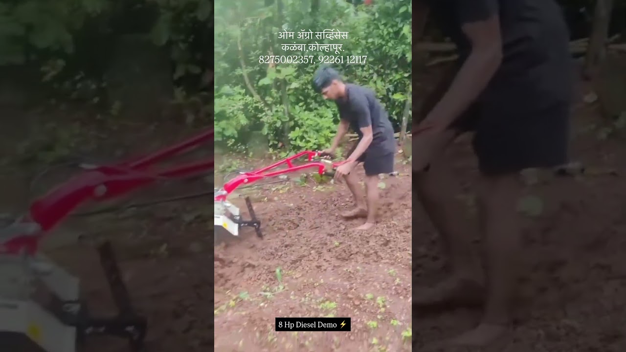8 Hp diesel Power Weeder