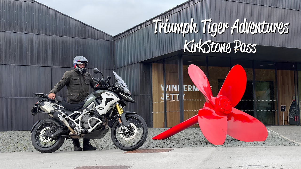 KirkStone Pass in the Lake District on a Triumph Tiger 1200 Rally Pro, new series all the passes
