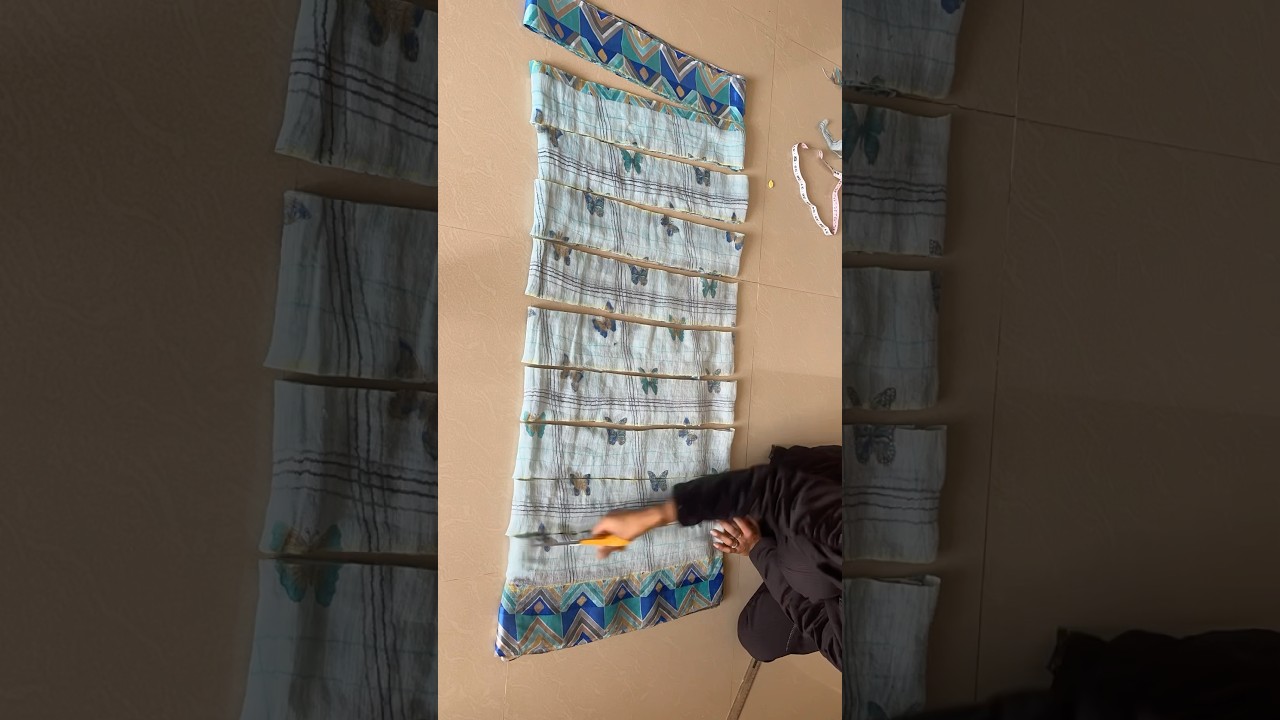 Try this👆old saree reuse idea 💡 #diy #trending #stitching #dormant
