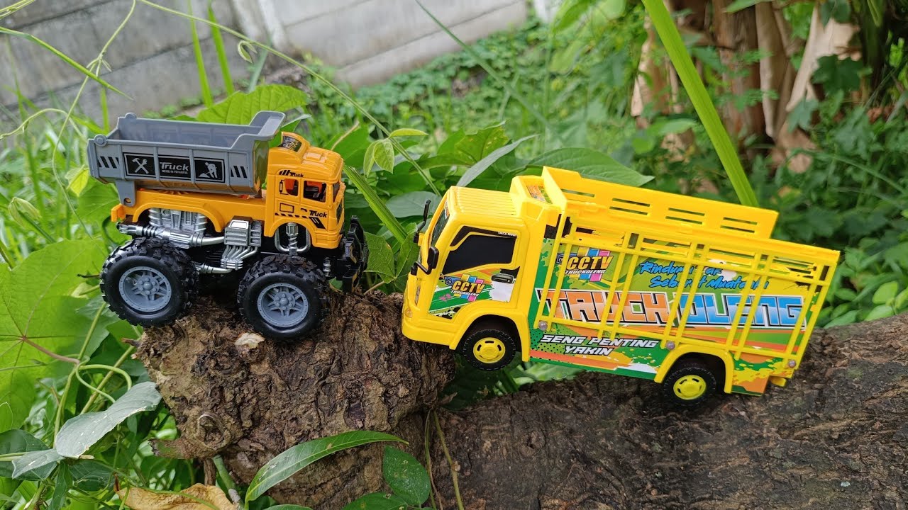 Menemukan  Mobilan Baru, Truk kontainer, Truk Molen, Dump Truk, Mobil Balap, Excavator, Tank Baja