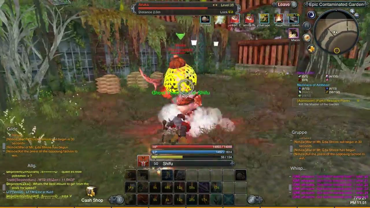 [Wild RaiderZ] Epic Garden with Gartz! xP (Zerk Lvl 50)
